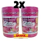 2x Jar GLUTA WHITE GLITTER / GLUTA WHITE SPARKLE 50000MG COLLAGEN 2X GLUTA