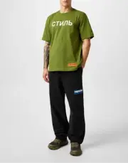 HERON PRESTON CTNMB LOGO TEE MEN T-SHIRT HMAA025S22JER0045501