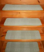 13 = Step 9" x 30" + 1 Landing 30" x 30" Tufted WOOL Carpet Stair Treads.