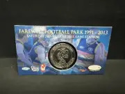 AFL ADELAIDE CROWS FAREWELL TO FOOTBALL PARK LIMITED EDITION COIN MEDALLION AAMI