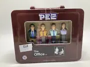 The Office PEZ Briefcase Gift Tin Set NEW Michael Scott Dwight Jim & Pam