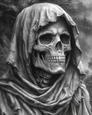 Skulls & Bones Dark Gothic Macabre – 8x10 Art Print 310424639