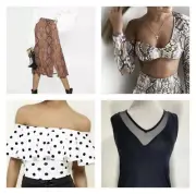 Women’s Size 6 Clothing Bundle Tops & Skirt Boohoo PLT New Look 5 Items #4