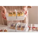AMY烘焙網:10套入/西點盒/高蓋蛋糕卷盒/餅乾盒/甜點盒/毛巾卷盒/瑞士捲盒/包裝盒/甜點包裝盒/中式點心盒/塑膠盒