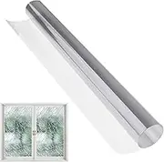 Shatterproof Window Film - Tempered Clear, Safety Cling, Glass Protector | 7.8in X 6.5ft Films with Anti-Shatter Adhesive, Security Fillm for Home and Business