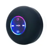 Mini Bluetooth Speaker with Strong Suction Cup - Waterproof Buttons Clear Tweete