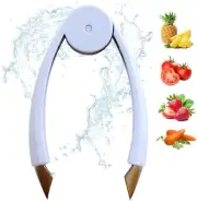 Multifunctional Stainless Steel Pineapple Eye Remover, Fruit Corer, and Slicer