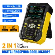 Phosphor Digital Oscilloscope 180MHz -3DB Dual Channel 20Mhz Signal Generator US