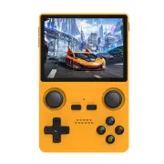 POWKIDDY X35S 16+128G 3.5-inch IPS Screen Handheld Game Console Linux System Built-in 8000 Games Support HD TV Output Du