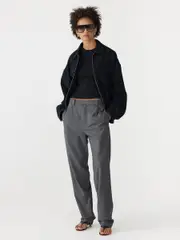 Wool Tailored Drawstring Pant