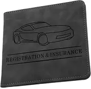 GRIRIW Id Holder Wallet Credit Cards Wallet Car Cards Holder Driver's License Auto Insurance Document
