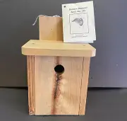 Eastern Bluebird Nest Box Bird House Recycle Wood Hand Made Highlands Craft Shop