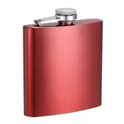 6oz 170ml Stainless Steel Hip Flask for Camping Outdoor Activity, Red