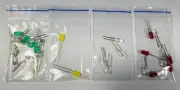LED Indicator - Selection of Mixed Colours Red - Yellow -Amber - Green Led 5mm