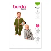 NEW Burda 9235 Babies' Jumpsuit Pattern By Spotlight