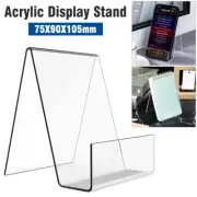 NEW 1/10 Book Shoe Phone Tablet Acrylic Display Stand for Cookbook Holder A+
