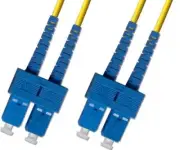 300 Meter OS2 Singlemode Duplex Fiber Optic Cable (9/125) SC-SC Yellow
