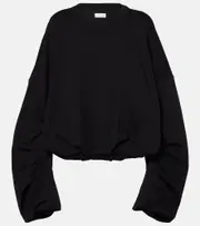 [Dries Van Noten] Dries Van Noten Cotton sweatshirt AU 14 black