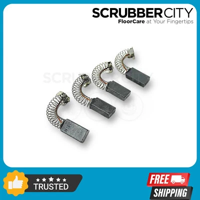 56407493 SET OF 4 CARBON BRUSHES NILFISK FOR MOTOR # 56407431