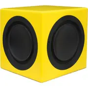 EARTHQUAKE MINIMEP63Y Minimep63 3 Sided 6.5" Sub Yellow Colour MINIMEP63Y 3 Sided Subwoofer With