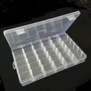 3 pcs Plastic Box, 36 Compartments Craft Organizer Bead Storage Container Bx-