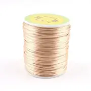 1Pc 1Mm 80M Satin Silk Rope Nylon Cord Colorful Baby Teether Accessories Teethin