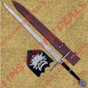 Carbon Steel Witcher Sword of Geralt w/ Plaque & Sheath | Geralt Sword | WB |