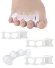 2Pairs Toe Separators Toe Spacers for Women Men to Correct Bunion, Relieve Fe...