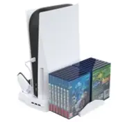 Vertical Charging Cooling Stand Fan USB HUB for PS5