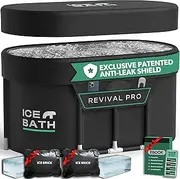 Ice Bath Tub XL 115 Gallons - Anti-Leak System - Cold Plunge Tub With Cover - Ice Cub Tray - Portable bathtub Outdoor Indoor