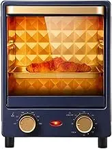 Electric Oven 12L Vertical Multi-Function Household Mini Oven Toaster Mirror Glass Insulation Explosion-Proof for Baking Cake Pizza