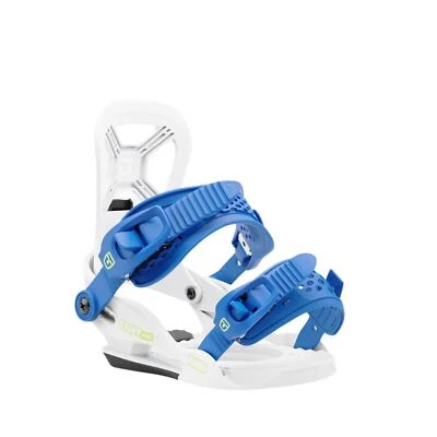 Union Cadet Mini Kid's Snowboard Bindings, White, X-Small MY25