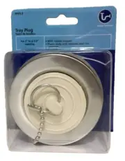 Plumb Pak PP55-3 Strainer Tray Plug, Plastic, For: 2 To 2-1/2'' Dia Opening Sink