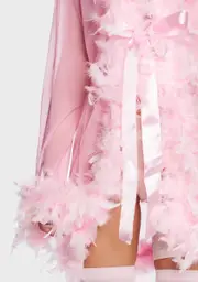 Sweet No Presha Feather Robe