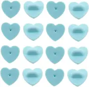 TEMPNAP 200pcs Butterfly Hat Buckle Lanyard with Card Holder Brooch Picture Hanging Kit Retractable Belt Locking Pins Key Number Titanium Chain Lock Pin Locking Pin Backs Sky-Blue Rubber