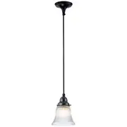 Modern Black Cable Pendants Lights Clear Glass Killara Glassware Zipper Traditional Lighting