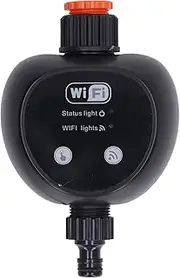 WiFi Sprinkler Timer Water Timer, Smart Hose Faucet Timer APP Remote Control Automatic Irrigation System Controller Water Hose Timer for Yard Lawn Watering, Single Outlet