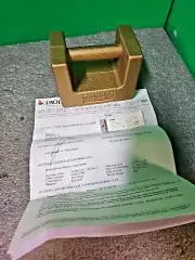 Troemner Calibration Weight w/ Ez Grip Handle 5kg | Calibration Paperwork NEW