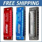 Set of 3 Professional Diatonic Harmonicas - Keys A, C, G for Music Lovers