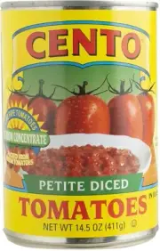 Cento Petite Diced Tomatoes, 14.5 Ounce Cans (Pack of 12)