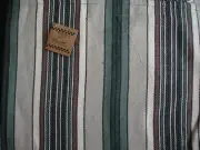 Table Runner ~ Primitives by Kathy ~ Green Ecru Brown Stripe NEW 47" long