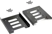 Saisn 2.5" to 3.5" SSD HDD Hard Disk Drive Holder Metal Mounting Bracket Adapter (One-Drive Bracket)