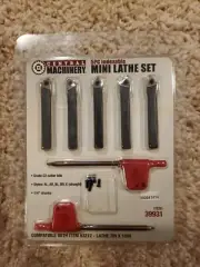 5 Pc Indexable Mini Lathe Tool Set. Styles Included Are : AL , AR, BL, BR, And E