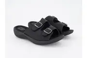 Homyped Women's Crest Massage Sandals Black