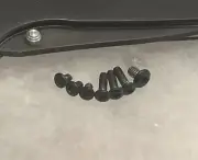 Flat Black Stainless Screws For Kershaw Leek 1660 Aluminum Liner Lock Only 7pcs