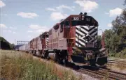 Lehigh Valley GP38-2 Railroad Train Postcard (A44)