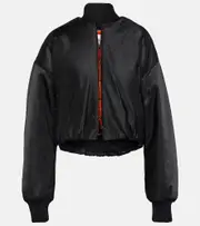 [Alaia] Alaïa Oversized bomber jacket AU 18 black
