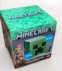 Minecraft Green Creeper 9 Can Mini Fridge 10x10x10, 6.7L 1 Door Ambient Lighting