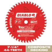 7-1/4In. X 44-Teeth Trexblade Circular Saw Blade for Composites and Plastic