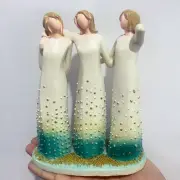 By My Side Sculpted Hand Painted Home Decoration Figure Resin Desktop Ornament